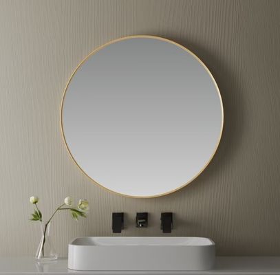 مرآة حمام LED ذكية ذات إطار من سبيكة الألومنيوم مع وظائف قابلة للتخصيص وأبعاد وأساليب